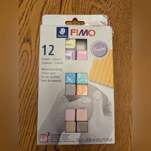 FIMO soft Oven-bake modelling clay Colour Pack Pastel Colours